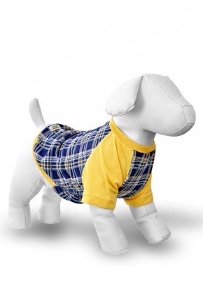 pijama para cachorro e familia xadrez em malha mania pijamas 1