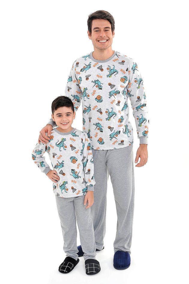 pijama pai e filho flanelado mania pijamas 2