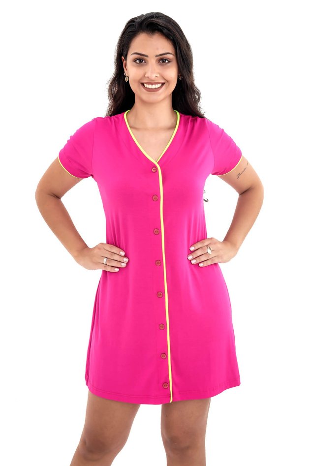 camisola americana feminina curta pink color 3