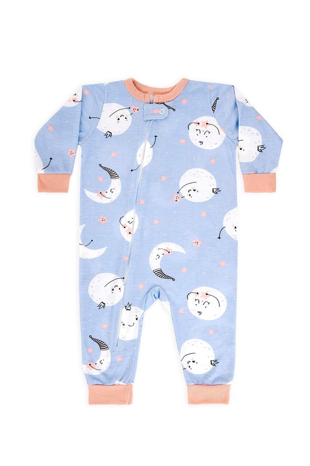 pijama macacao bebe longo lua 2