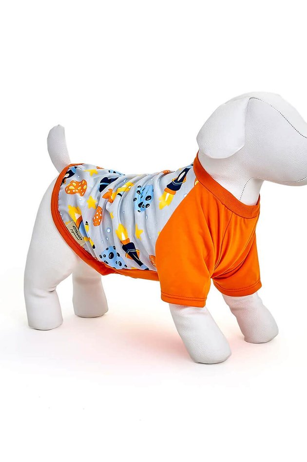 pijama pet cachorro e dono familia foguetinhos 2